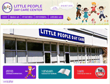 Tablet Screenshot of littlepeople-daycare.com